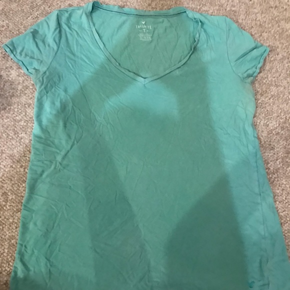 Tops - 💙 Light Green AE Favorite Tee